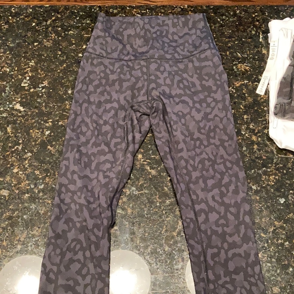 Cheetah print lululemon leggings